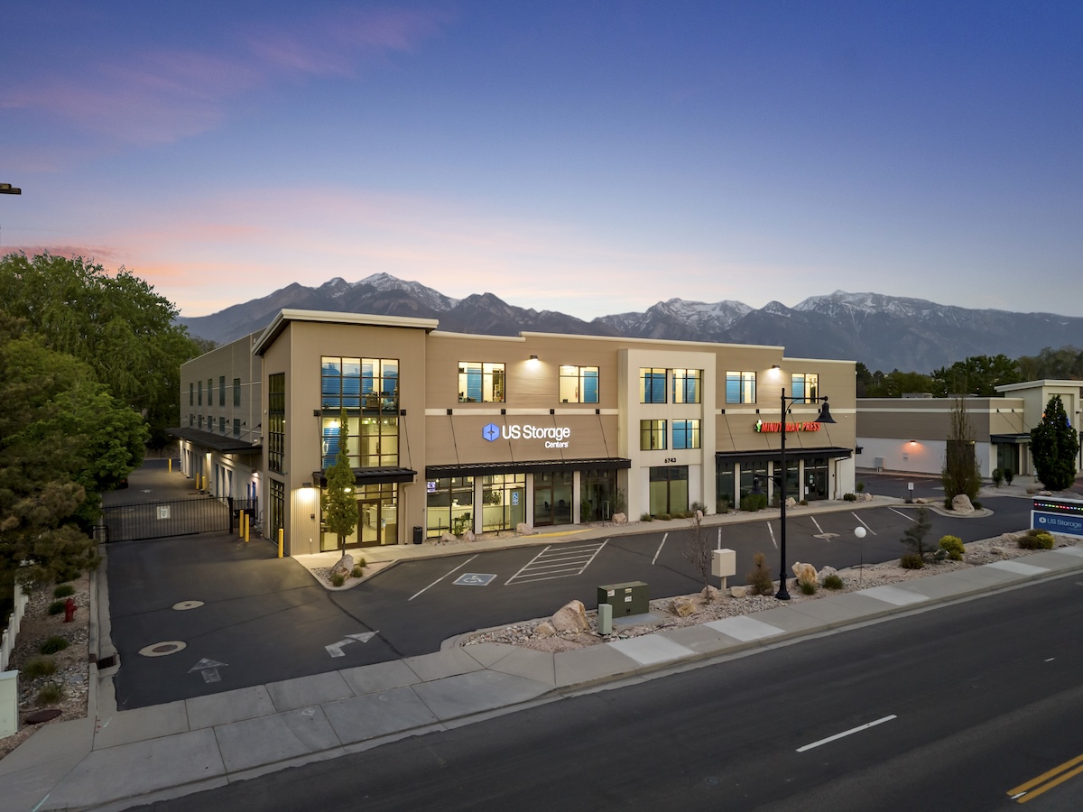 Self storage facility Cottonwood Heights UT 1300 East Exterior