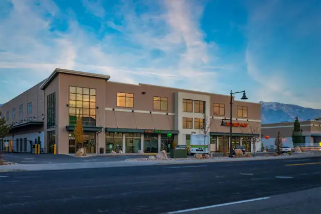 Self storage facility Cottonwood Heights UT 1300 East building front