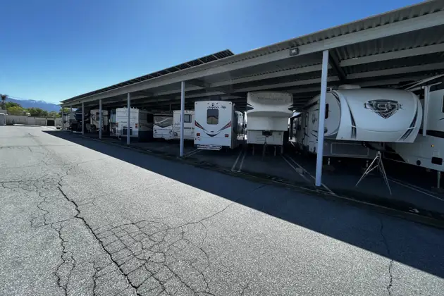 self storage facility san jacinto state exterior rv parking