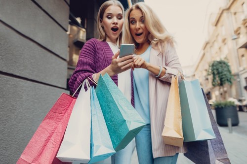 mothers day shopping trip
