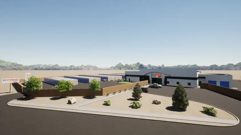 self storage facility show low az n auto mall rendering