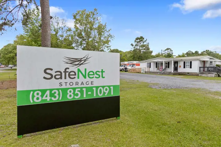 self storage facility summerville sc central ave front signage