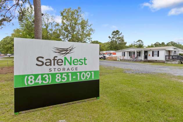 self storage facility summerville sc central ave front signage