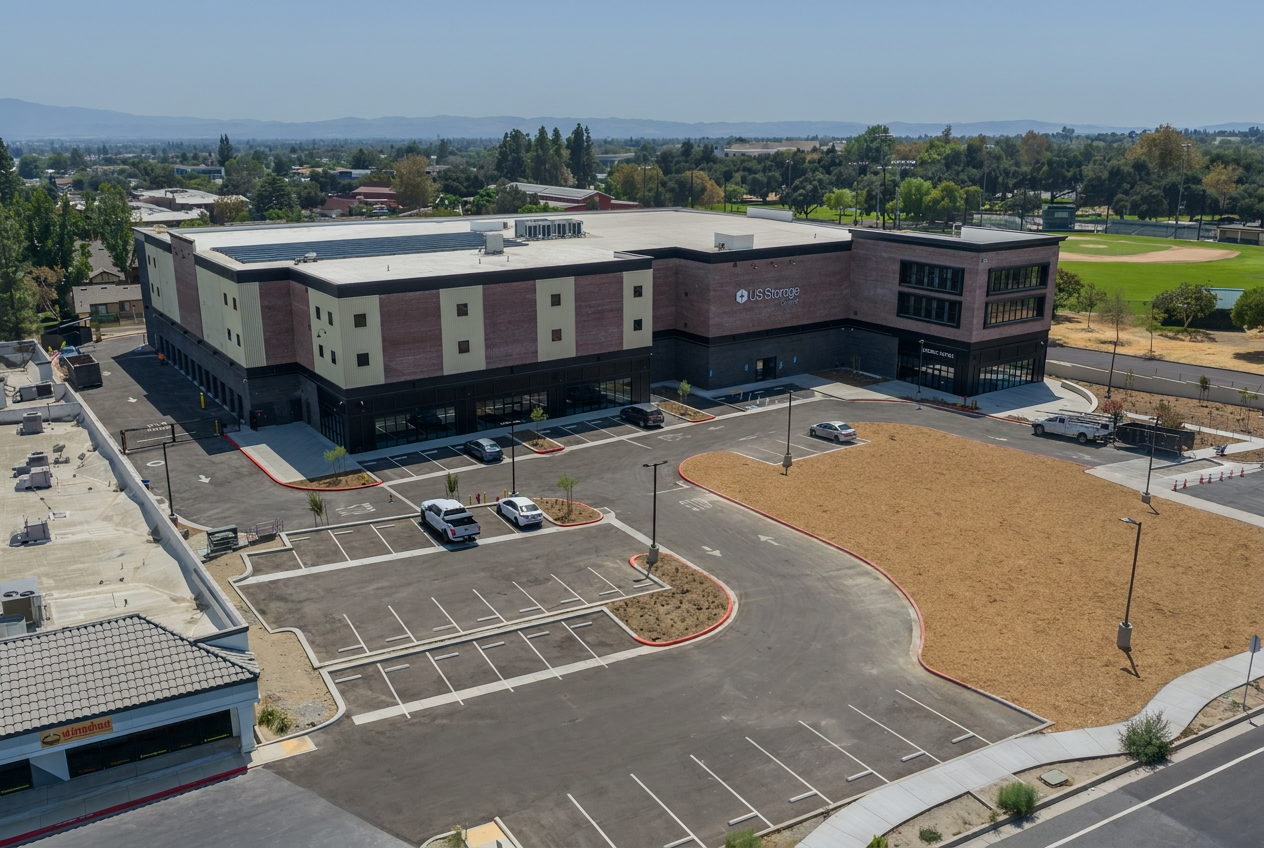 self storage facility upland ca 1382 E. Foothill Blvd exterior building