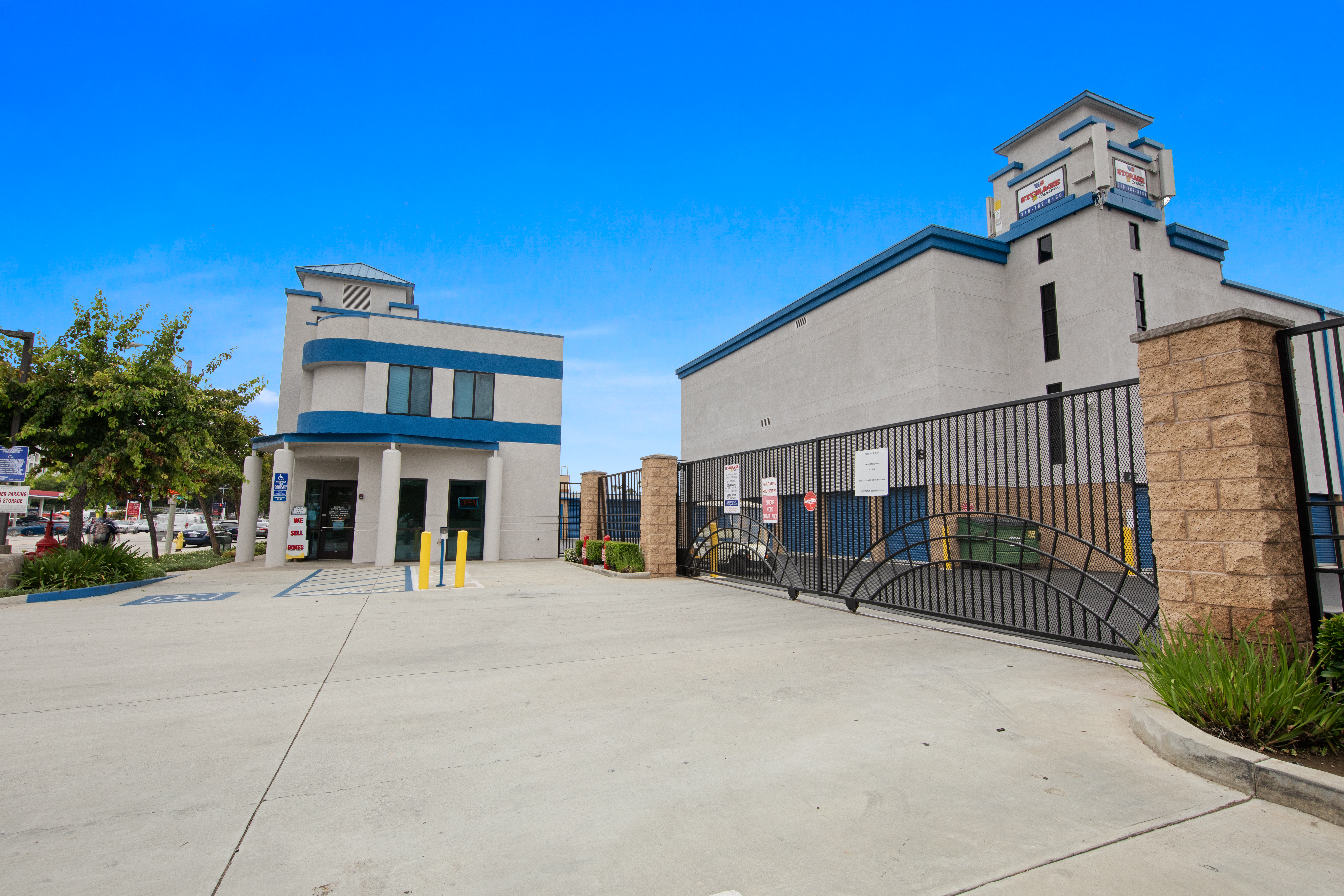 self storage facility torrance carson street front entrance