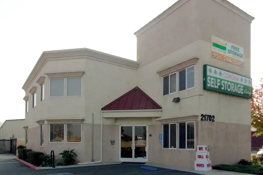 self storage corona ca exterior
