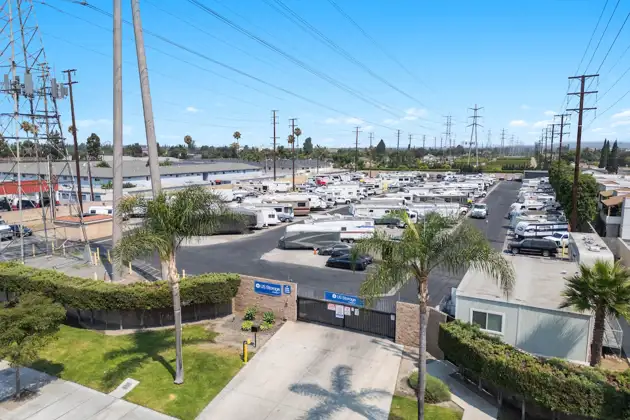 self storage facility anaheim ca lincoln rv parking exterior