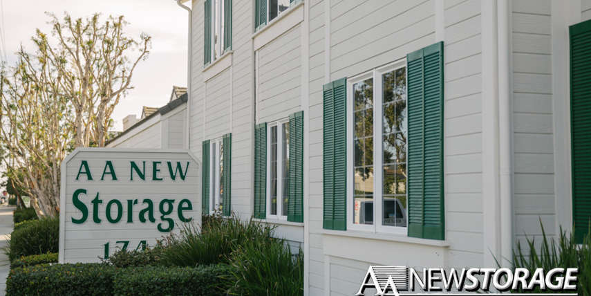 self storage units costa mesa ca exterior sign